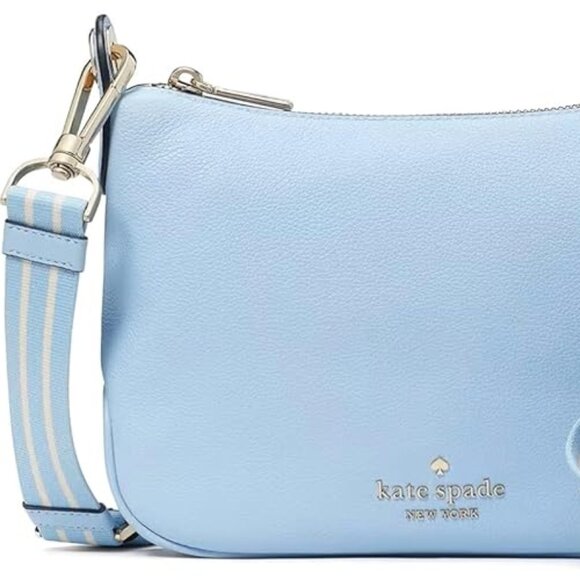 #124 NWT - Kate Spade Rosie Leather Shoulder Bag (Celeste Blue) - Picture 14 of 16